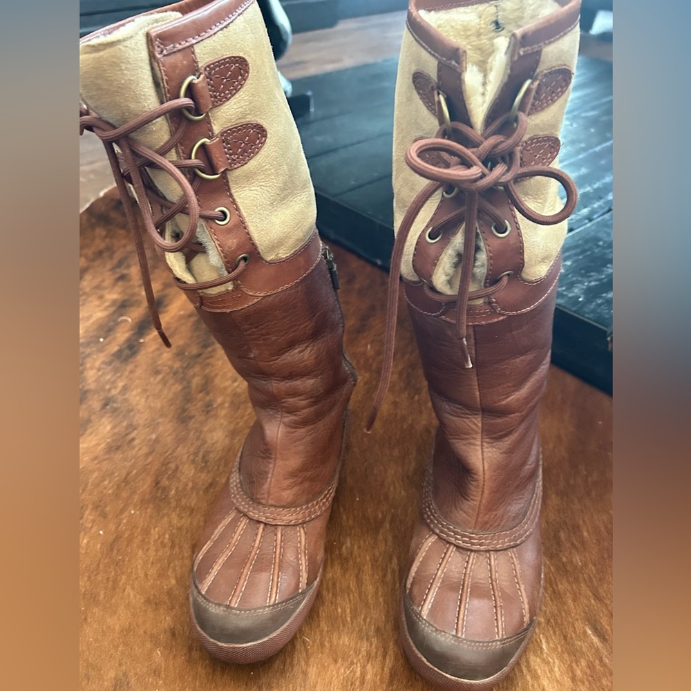 UGG Tall Lace Up Boots